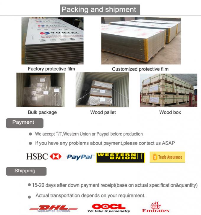 Panel Komposit Aluminium Veneer Kayu Acp Untuk Fasad Kelongsong Eksterior 3