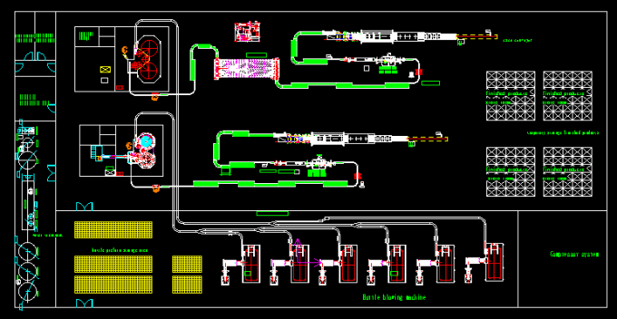 Jalur produksi air mineral minum otomatis lengkap 4