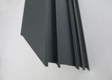 Break Bridge Grey Aluminium Window Profiles Customized Heat Insulation