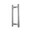 Stainless Steel 304 Tubular Ladder Pull Handle For Glass Partition Door Mirror Polish