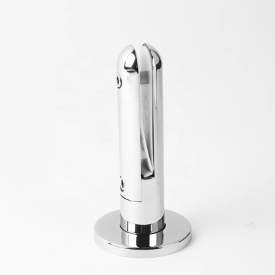 Base Plated Round Glass Spigot Stainless Steel 316 2205 With Hole Railing Pool Fencing