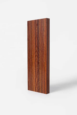 6063 Powder Coating Wood Grain Aluminium Square Tube Profile For Furniture Decoration