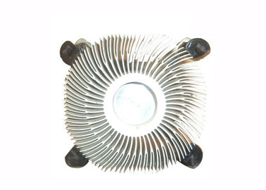 Silver Anodized Aluminum Extrusions Shapes Use For Alumiunm Heat Sink