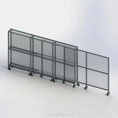Pagar Wire Mesh Profil Industri Aluminium Diekstrusi 6063 - T5
