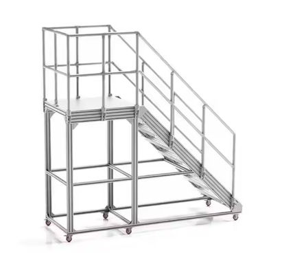 Platform Kerja Aluminium Industri Custom Platform Perbaikan Udara Bandara