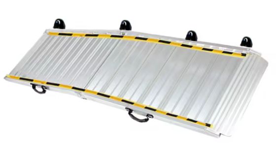 Portable Folding Handcap Loading Metal Aluminium Wheelchair Ramp untuk Cargo Mini Van